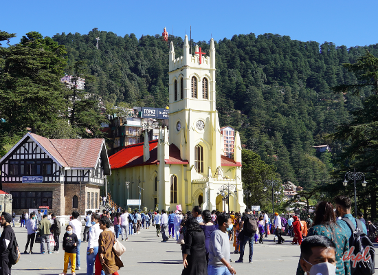 Mall Road,Shimla